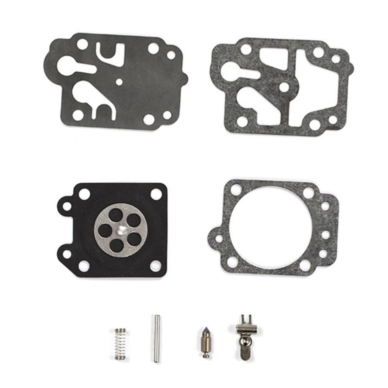 10Sets/1Set Carburetor Carb Rebuild Shadow Gasket Diaphragms Repair For 26cc 33cc 43cc 49cc 52cc Motorbike Dirt Pit Bike Durable