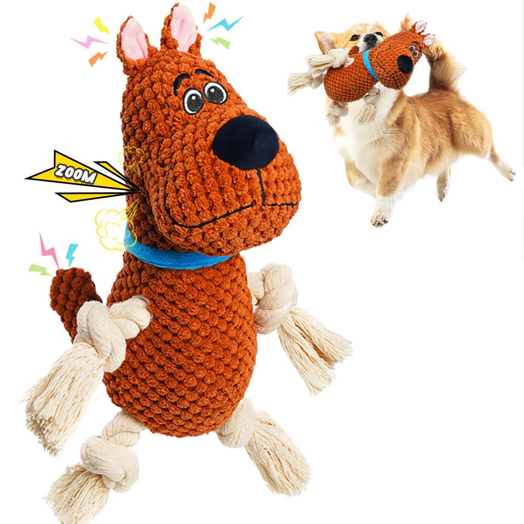 Lifefav Dog Popular Dog Makes Relieves of Brushing Prevents Bad Stuffed Dog Suitable for Small and Dogs Toy, Toy, Chewing, Sound, Stress/Lack