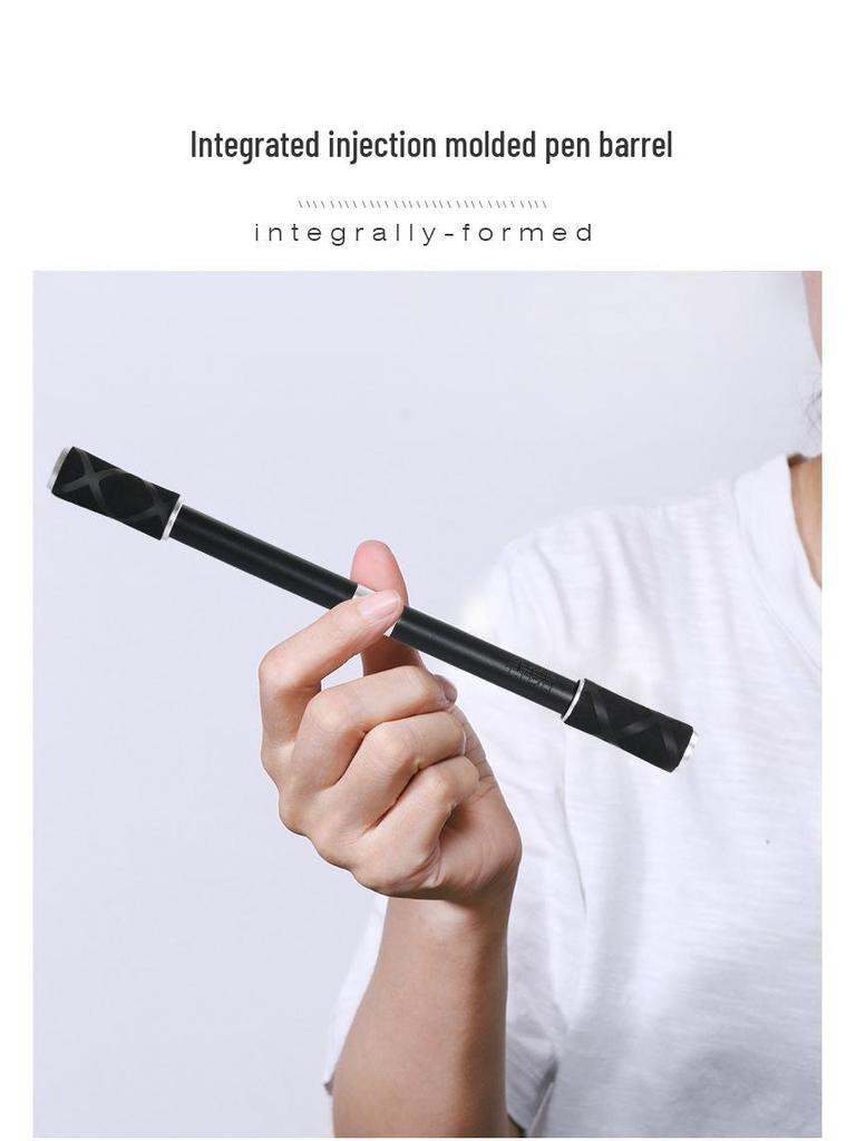 Black Whirlwind Rotating Decompression Pen for Beginners - Douyin Trendy Toy