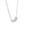 Korean-Style Women's Faux Pearl Clavicle Necklace - Simple, Light Luxury Pendant Design