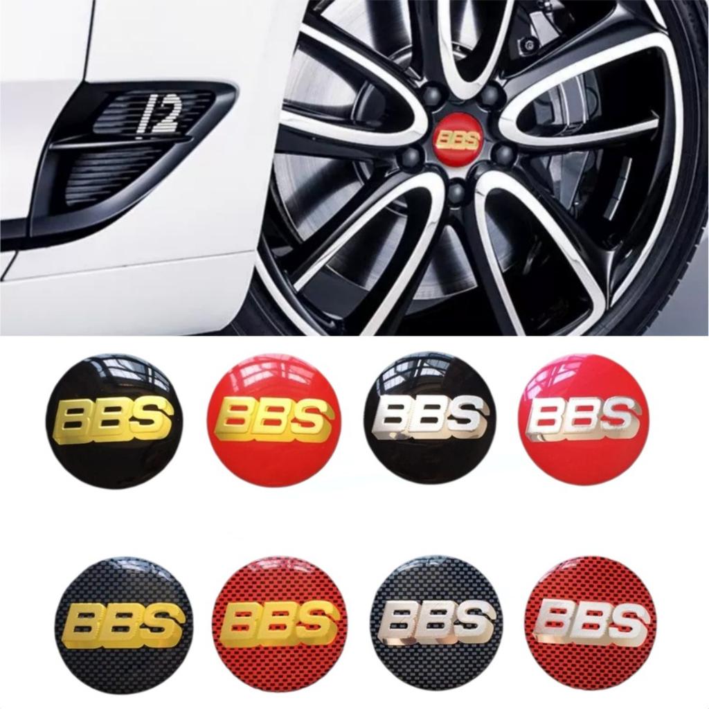 4 Pezzi 56mm 60mm 65mm 70mm 80mm Logo BBS Adesivi per Auto per Coprimozzi Ruota Auto Emblema Coprimozzo Cerchione Accessori Styling