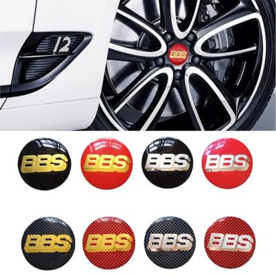 4Pcs 56mm 60mm 65mm 70mm 80mm BBS Logo Car Stickers for Car Wheel Center Caps Emblem Rim Hub Cover Badge Styling Accessories
