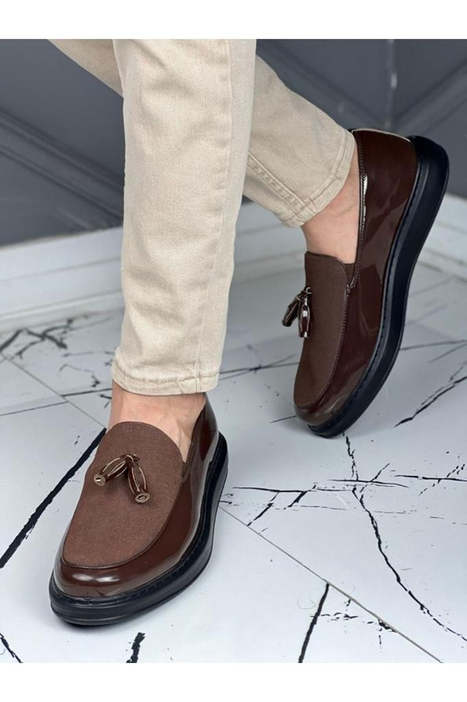 Chekich H Neue Kollektion CH002 Klassischer Loafer Pelle Schuh Weiß Schwarz Braun Tan