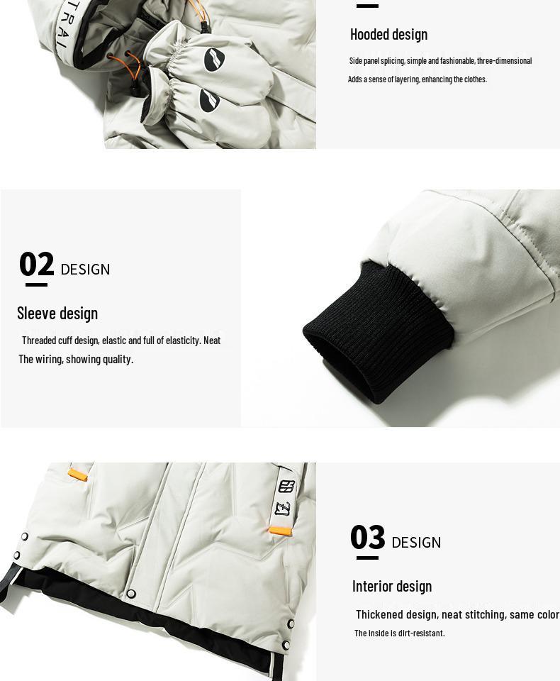 Boys' Winter Mid-Length Cotton Coat 2024 - Thick, Trendy Down Jacket for Kids