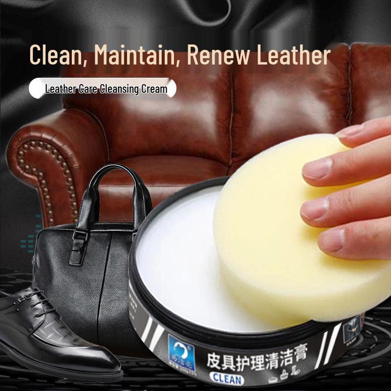 Genuine Leather Sofa Cleaning & Stain Removal Cream - Multi-purpose, Waterless, Multi-functional Care Cream