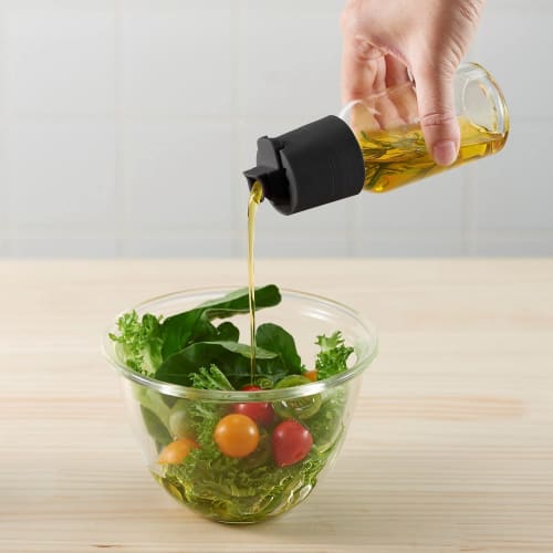 HARIO One Touch Dressing Bottle 240ml Black ODB-240-B