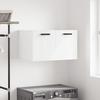 VidaXL Wall Cabinet High Gloss White 60x36.5x35 Cm Engineered Wood 830030