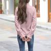 Women's Casual Long Sleeve Stand Collar Shirt for Everyday Wear