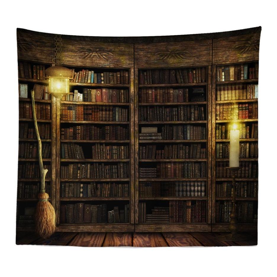 Tapestry of the Academy of Magic Library 75x100