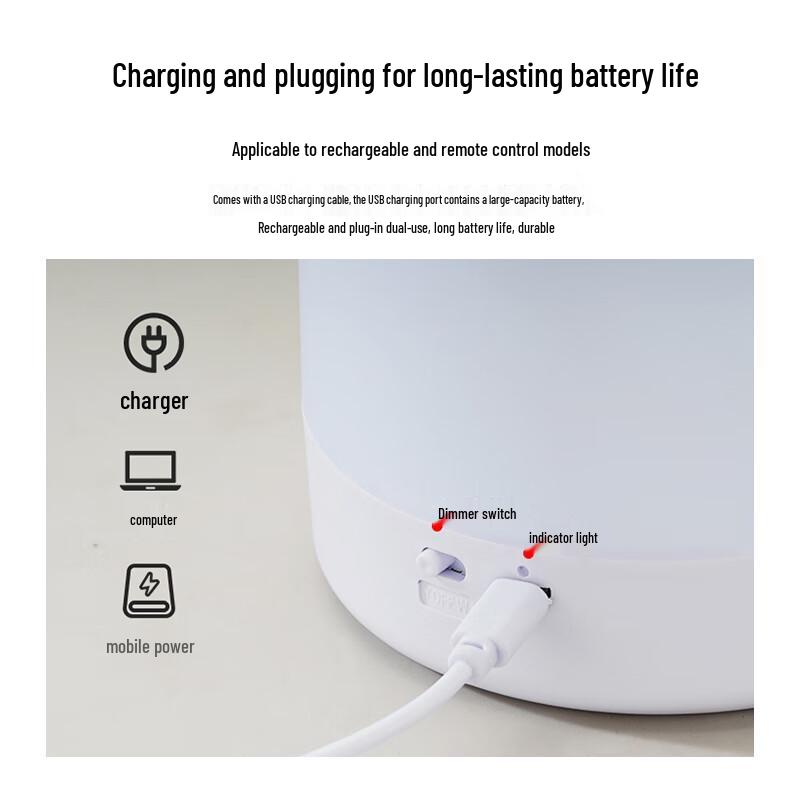 Portable Rechargeable LED Night Light