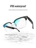 Multi-Function Smart Bluetooth Glasses: Anti-Blue Light Sunglasses, Headphone, Voice Translation, Music & Call Features, Interchangeable Lenses.