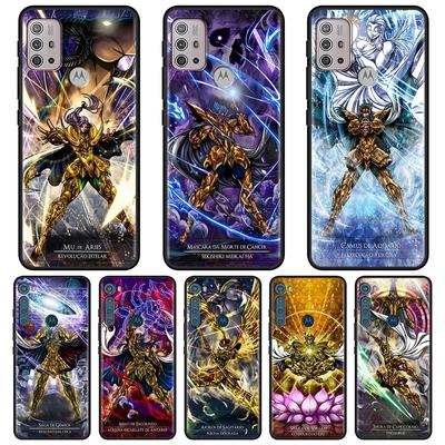 עבור MOTOROLA One Fusion Case עבור Moto G10 G9 G8 Plus Play Power One G20 G30 G40 G50 G60 Edge 20 Phone Shell Saint Seiya Anime