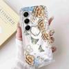 For Tecno Camon 40 Pro 5G Case Fashion Flower Cute Rabbit Soft Silicone Cover For Tecno Camon 40Pro 5G 6.78" Bumper Phone Cases