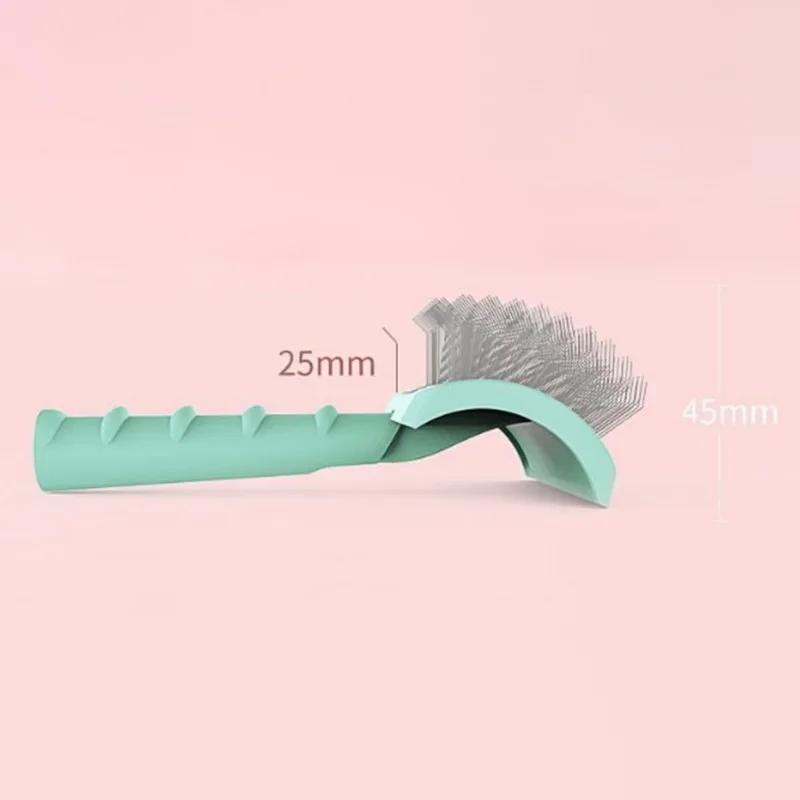 Dog Cat Pet Brush Combs, Needle Brush for Shedding Hair Remove, Massage Grooming Tool, Cleaning Supplies Accessories