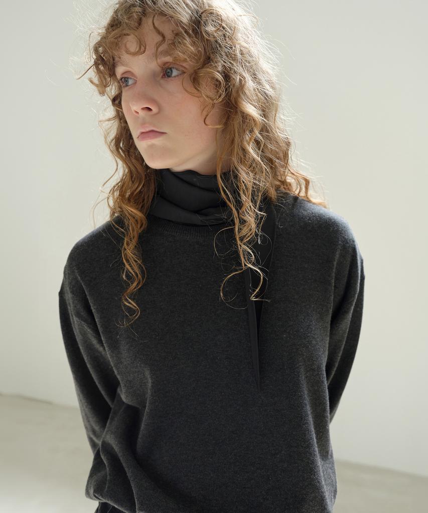 LEVAR All-Day Cotton Round Knit - Charcoal