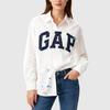 Gap Printed Logo Cotton Loose Fit Long Sleeve Shirt Unisex shirts 791969