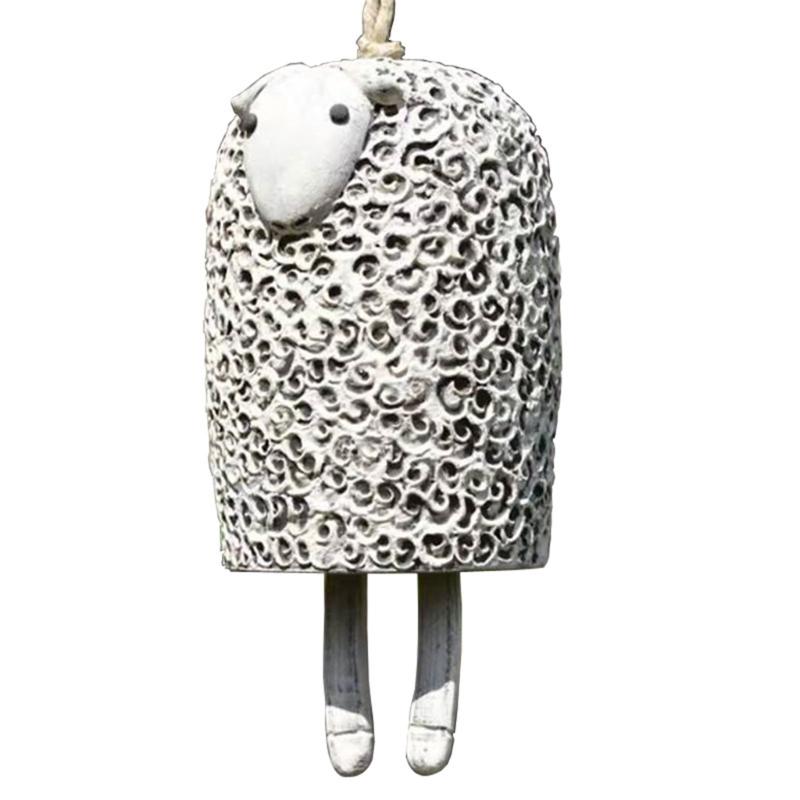 

Handmade Decoration Ornament RusticAnimal Wind Chimes Unique Resin Hanging Animal Chimes Decor for Garden PatioWindow
