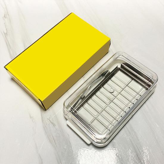 Butterschneider-Box mit transparentem Deckel, Lebensmittelqualität, Arbeitsplatte, Butterbehälter, Aufbewahrungsbox, Küchenzubehör