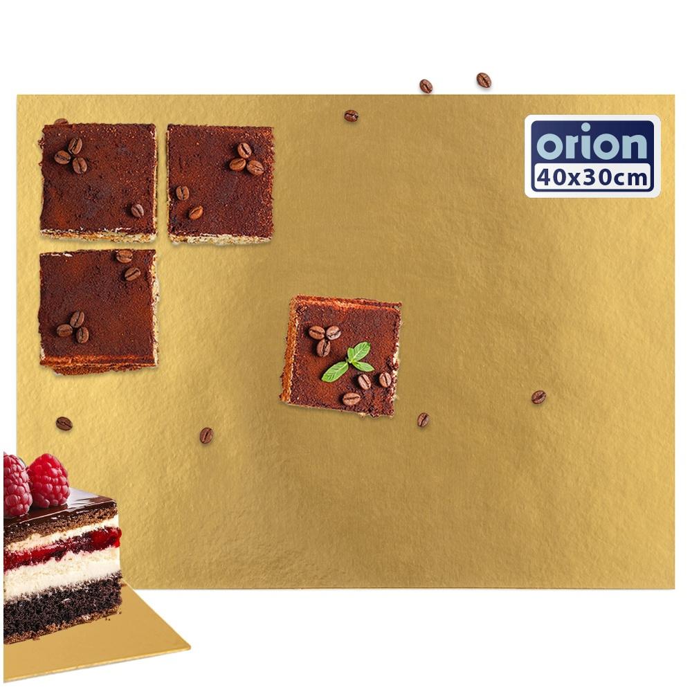 Kuchenboden, Goldener Rechteckiger Kuchen 40x30 cm