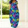 Summer Crew Neck Short Sleeve Tunic For Plus Size Women Loose Comfortable Daily Outfit