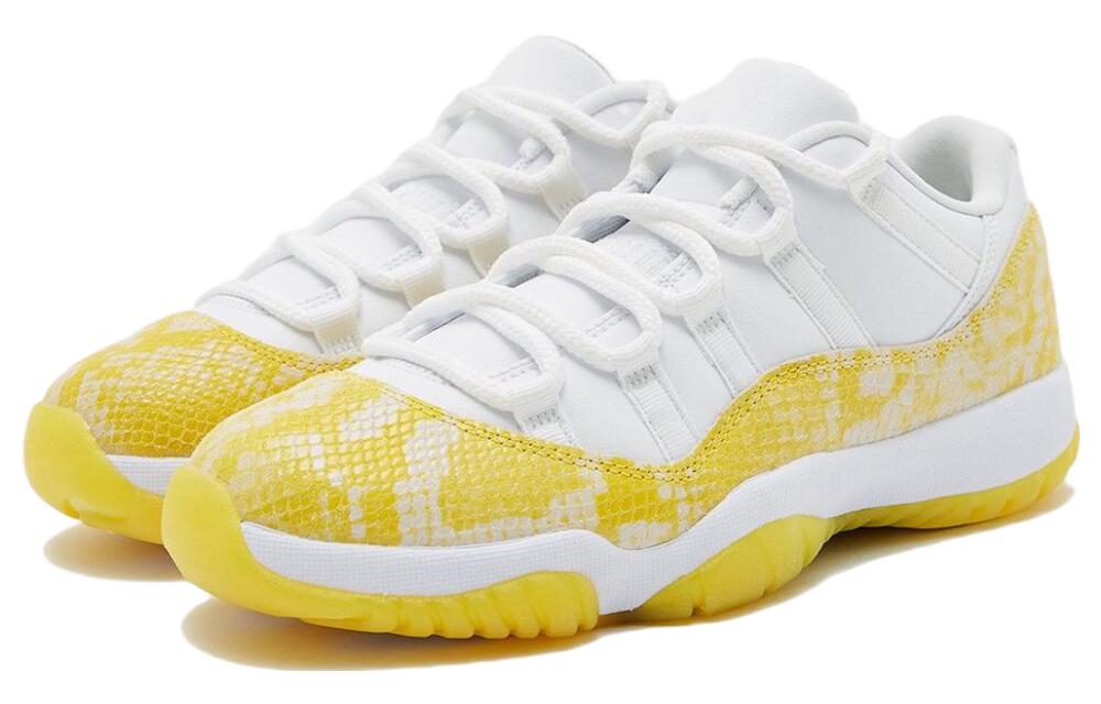 Jordan 11 Retro Low Yellow Snakeskin Women's AH7860-107