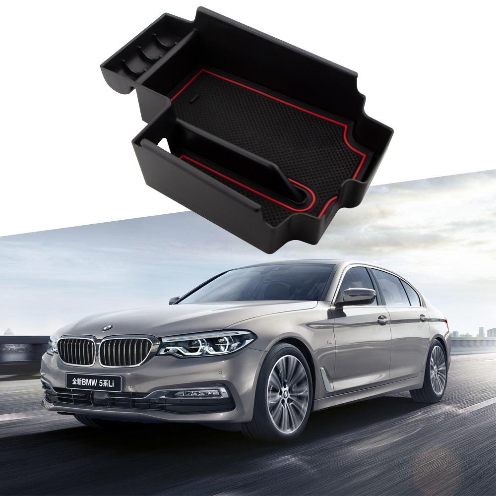 ABS Car Center Console Storage Armrest Box for BMW 5 Series G30 G31 2020-2023 Stowing Tray Holder Container Organizer LHD Accessories