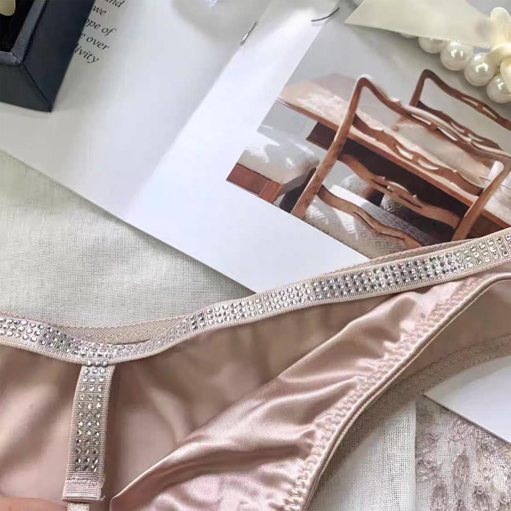 Women's Sexy Butterfly Hollow Waist Belt Rhinestone Thong Design Inspired Lingerie Super Comfortable Sexy Women's Underwear