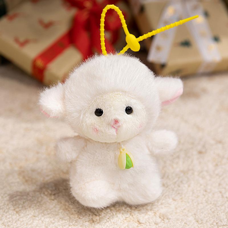 Cute Small Fragrance Pendant Giant Panda Plush Toy Lamb Doll Bag Pendant Zoo Gift Gift