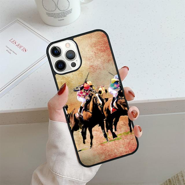 Horse Pony Pattern Phone Case For iPhone 17 Air 14 15 16 13 12 Cover For Apple 14 15 16 Pro Max Plus Coque