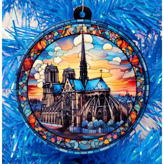 Notre Dame Cathedral Ornament