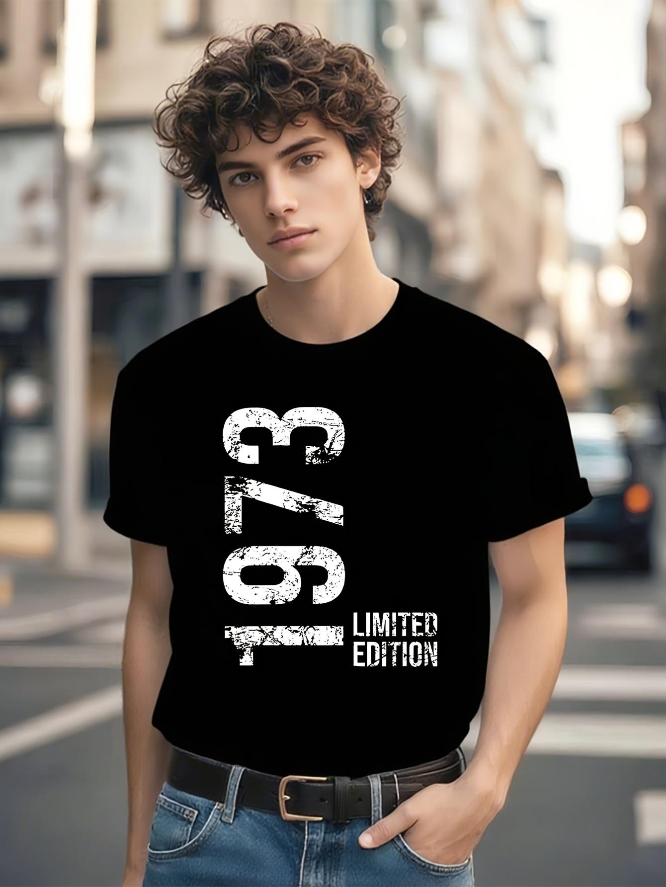 Vintage 1973 Limited Edition T-shirt - Black Retro Graphic Tee S