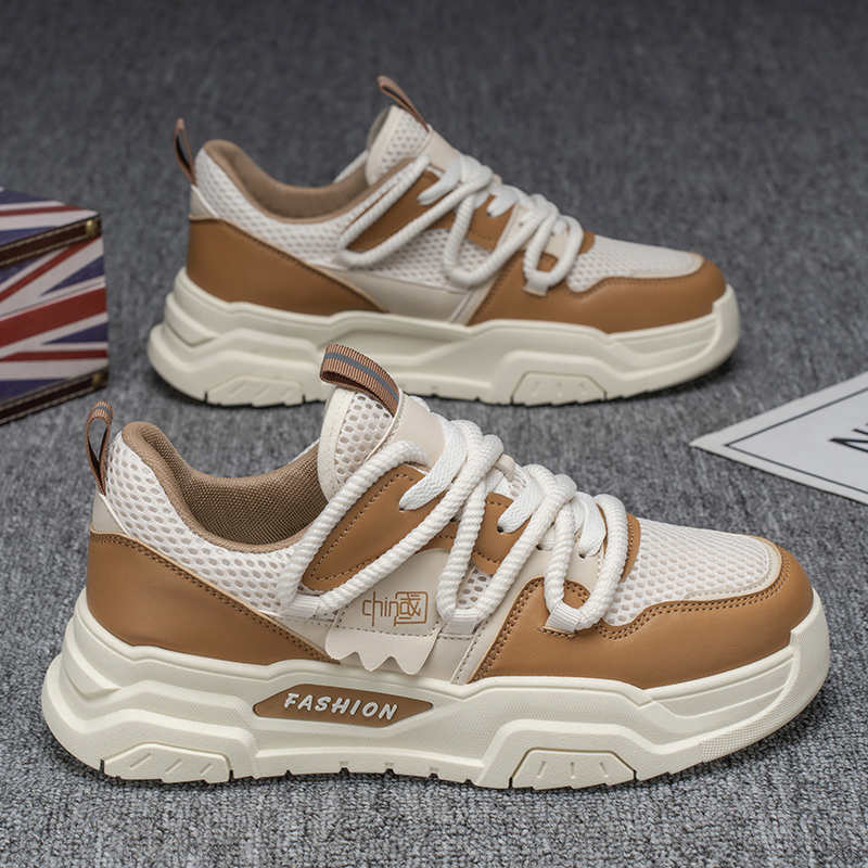 Fashion Playform Winter Mens Yellow Sneakers Casual Retro Shoes For Men Beige Trainers Sports Maker Tene Runing High-tech Out Tenya