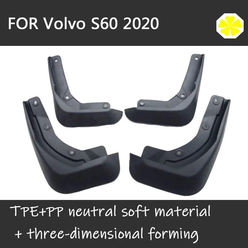 Mudguards For New Volvo s60 Fenders Mudguard Splash VOLVO S60 Mudflaps Guard Fender Mud flap Car accessories Front Rear 4 pcs
