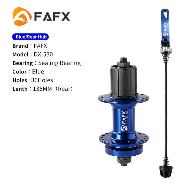 FAFX MTB Bike 32/36 Holes Sealing Bearing Hubs Compatible 7/8/9/10/11 Speed Cassette Cogs Disc Brake Alloy Hub Bicycle Parts