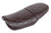 Special Parts Takegawa Cushion Seat Cover (Diamond Stitch/Brown) for Honda CL250 (MC57)/CL500 (PC68) 09-11-0338