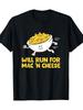 Men'S Single-Piece Round Neck T-Shirt Featuring a Design of Going To Buy Mac And Cheese, Suitable Fo