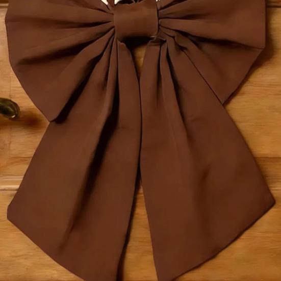 Easter Bow for Wreath Holiday Fabric Decorative Bow with Bunny Ear for Spring Summer Front Door Wall Window Indoor Outdoor Home Decor