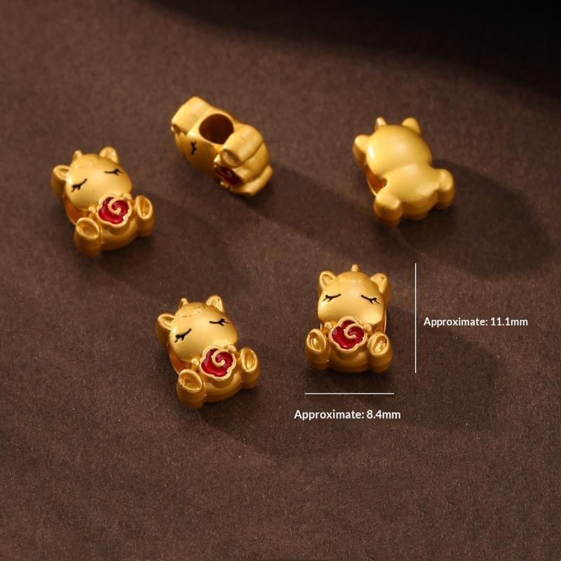 5Pcs Zinc Alloy Painted Pony Pendant Charms Diy Necklace Bracelet Earrings Accessorie