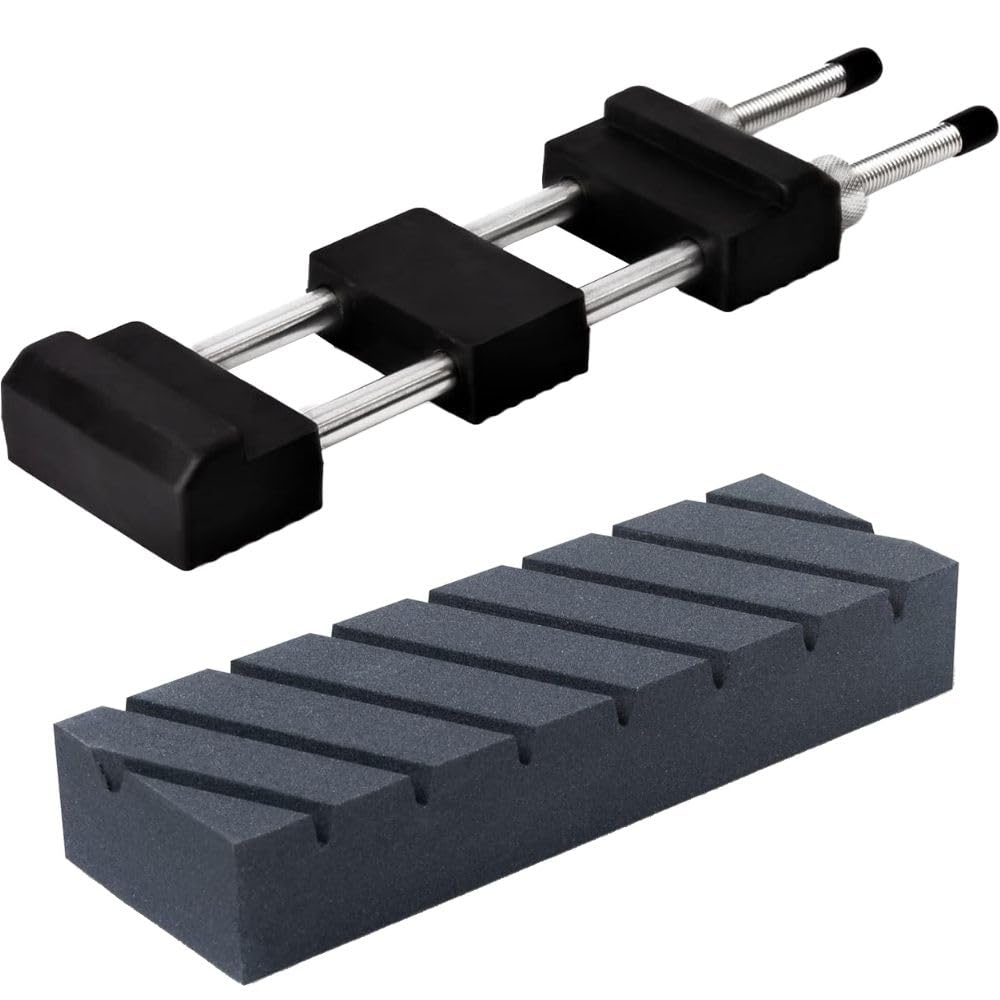 

PLEAVIT Whetstone Stand & Grindstone Surface Set, Grindstone Stand, Grindstone Surface Correction, Adjustable Size, Non-Slip, Fixed