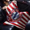 Bayern Munich Theme Printed Blanket - Perfect for Couch, Bed, Travel & Outdoor Use | Machine Washable, Cozy & Durable.