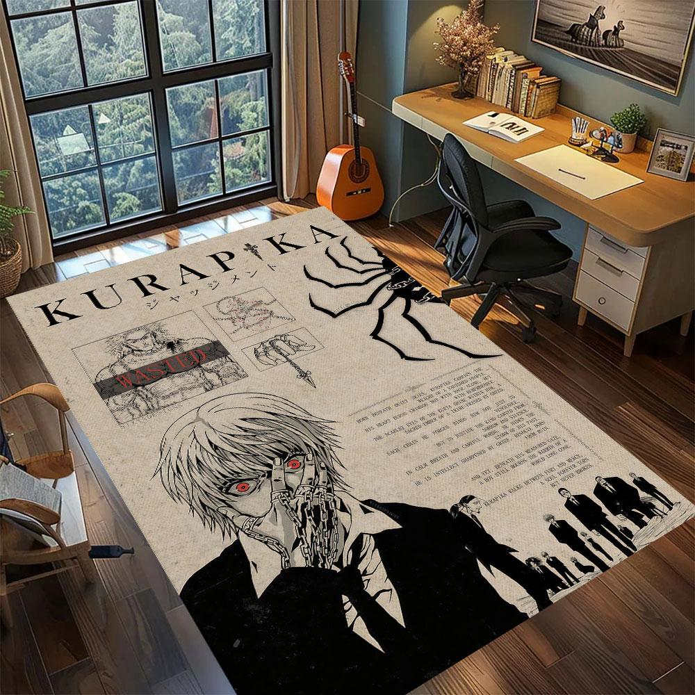 Hunter anime character Carpet for Living Room Bedroom Home Decor Cool Movie Mat Play Floor Mat