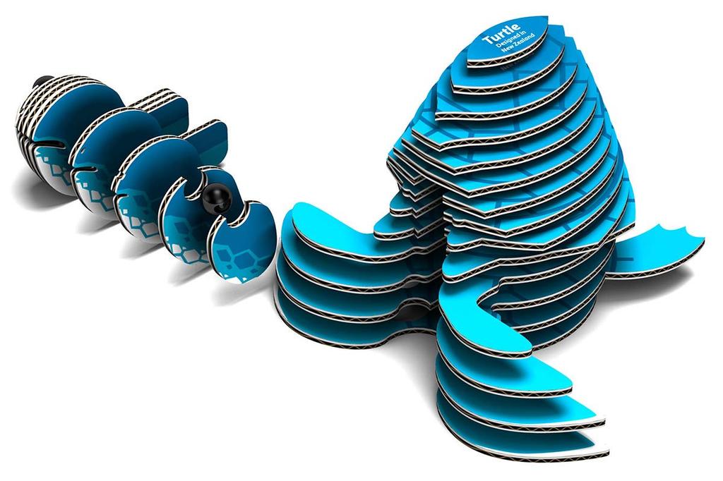 EUGY Turtle Paper Puzzle - A fun educational toy for elementary school boys and girls, as well as adults, making it a great gift.