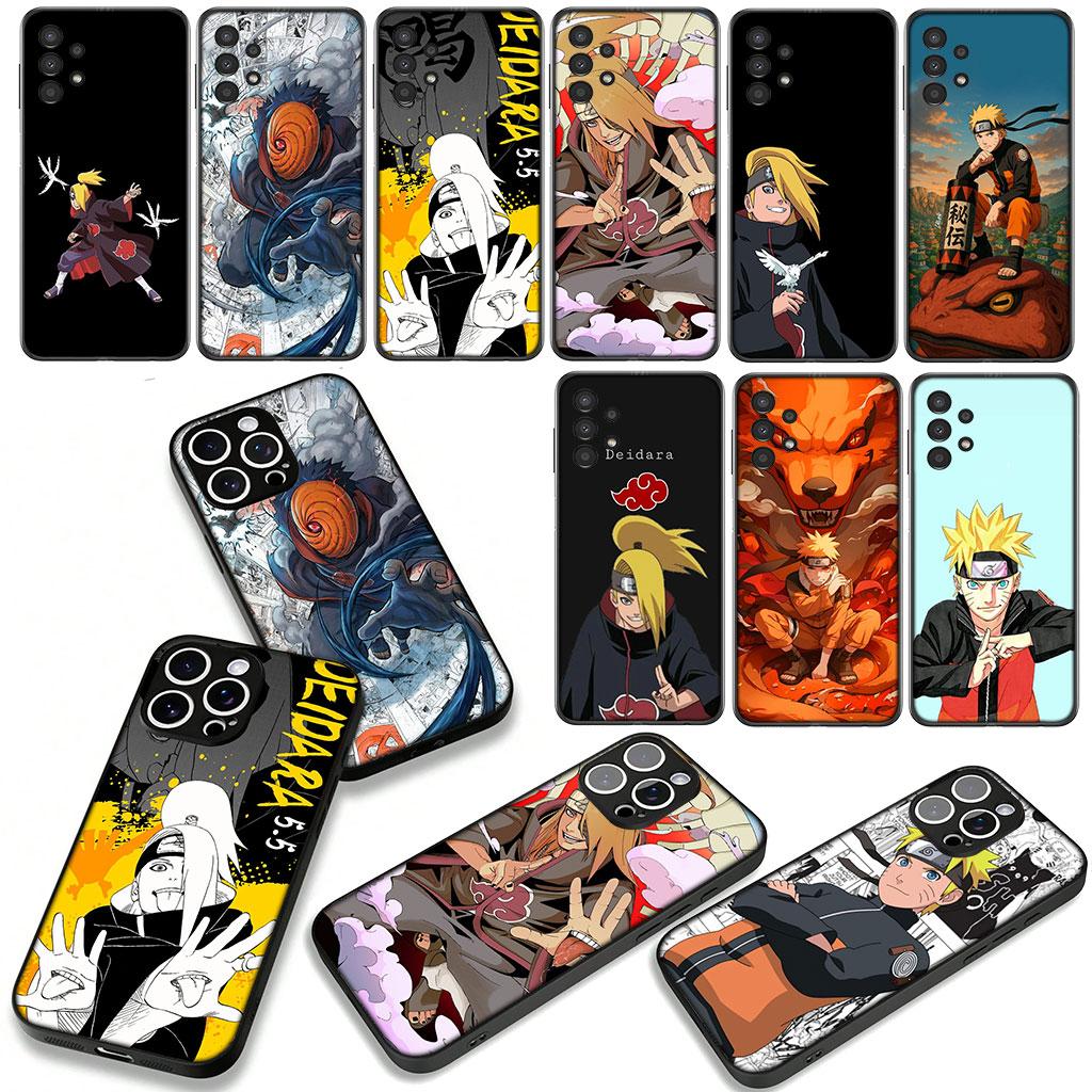 Cover for Samsung Galaxy A36 A17 A26 A07 A35 A54 A53 A13 A33 A34 S8 S9 S20 S21 FE S10 Plus Phone Case Deidara Narutos