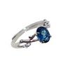 High Quality 925 Sterling Silver Natural Topaz Ring - Customizable Women's Anniversary Jewelry, Factory Direct Low Price