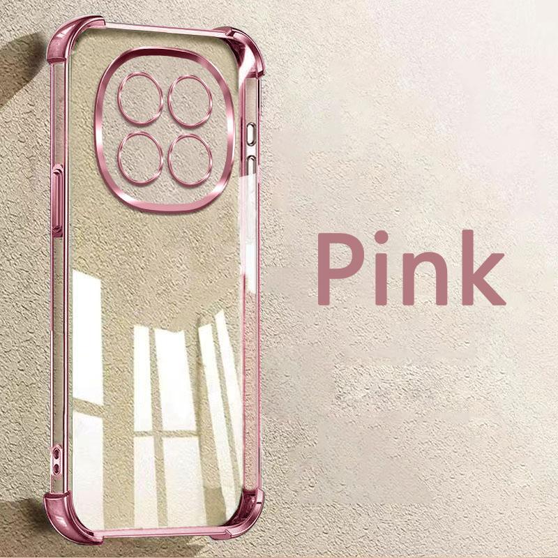 For Xiaomi Redmi Note 14 Pro 14S 13 12 11 11S 10 10S 9 Redmi 14C 13C 12C 10C A5 A3 K80 K70 K60 Poco X7 Pro X6 M6 Transparent Electroplated Phone Case