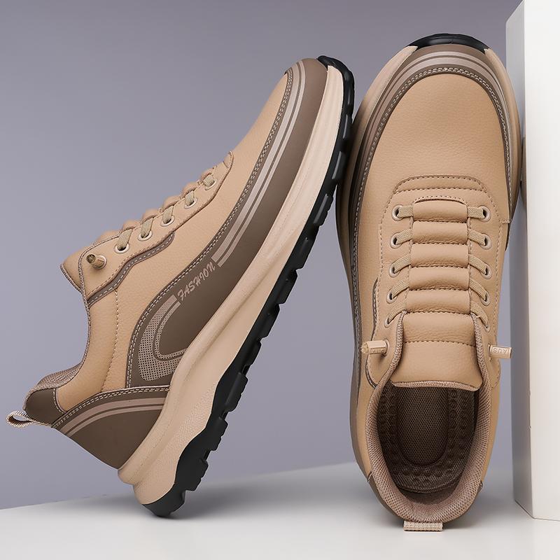 Lace-Up Men's Vulcanize Shoes Male Breathable Casual Shoes Comfortable Outdoor Male Shoes Spring Autumn Mens Sneakers