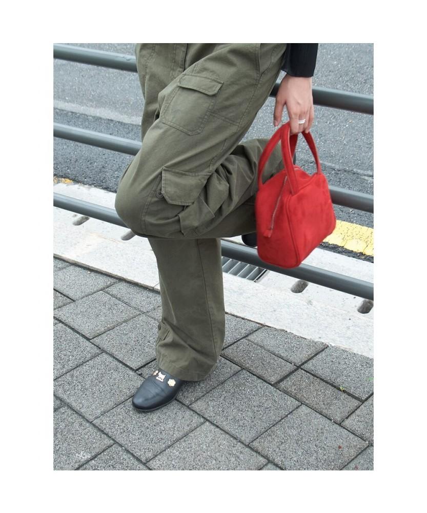 Diaepeocheo [Reorder]Carpenter Loose Pants Khaki (Ta6121A01H)