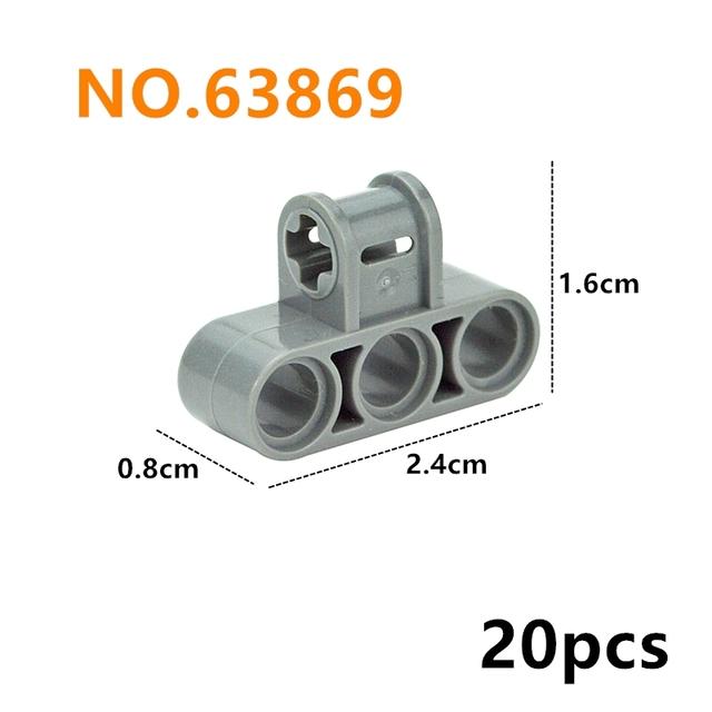 Moc Technical Parts Axle Pin Connectors Bolted Connection Building Blocks MOC Bricks Assembles Toys 48496 87408 32069 15461