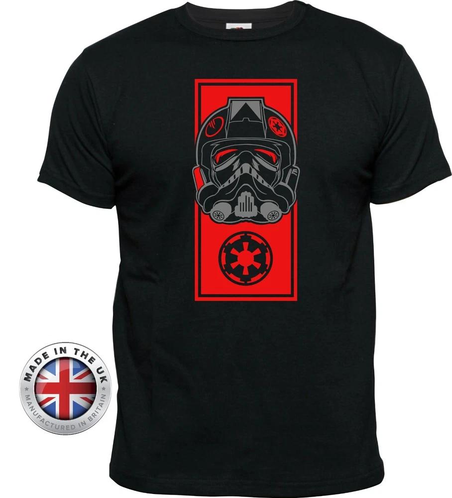 Star Wars Tshirt Inferno Squad Tie Fighter Pilot Black Ladies Fitted Or Unisex S