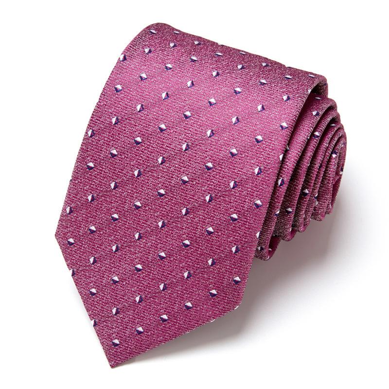 Men'S Business Tie Hand-Typed Professional Dress Interview Tie Men'S Polyester Silk